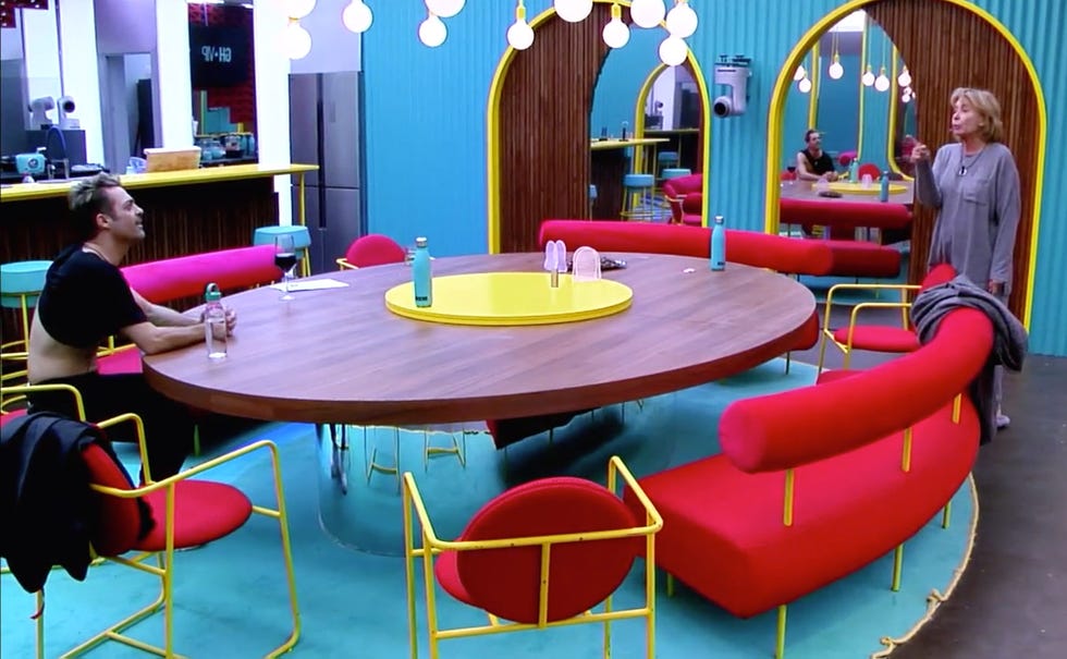 Room, Table, Furniture, Interior design, Fun, Pink, Play, Leisure, Design, Child, 