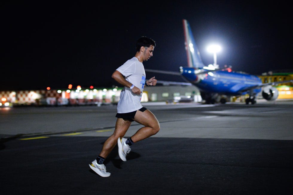 milano linate runway run