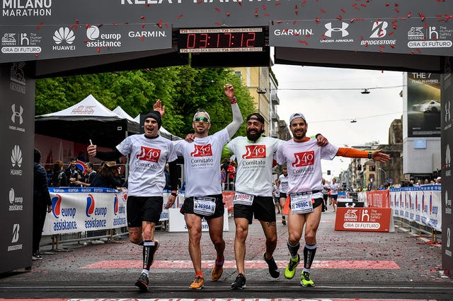 staffetta milano marathon relay