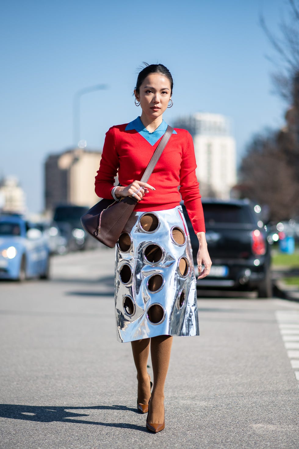 milan fashion week street style prada