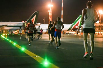 milano linate runway run
