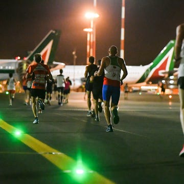 Milano Linate Runway Run milano linate runway run
