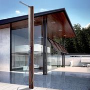 Architecture, House, Property, Building, Facade, Residential area, Glass, Home, Interior design, Real estate, 