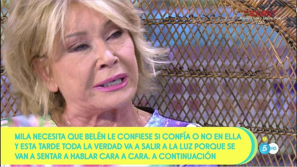 Mila Ximénez no puede más en 'Sálvame'