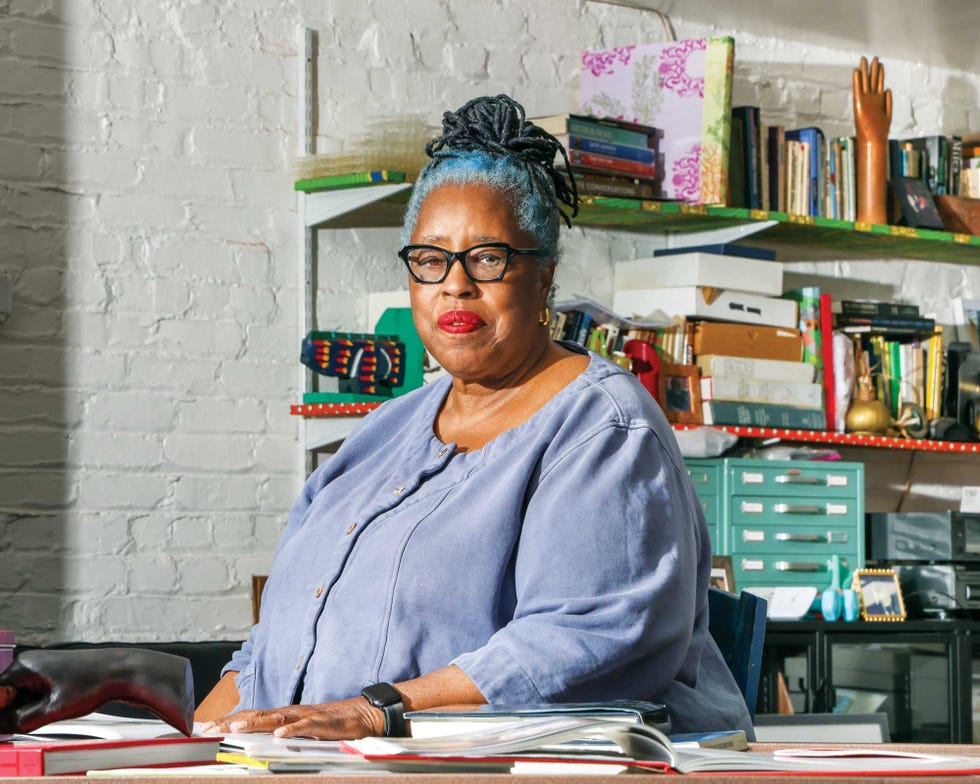 mildred howard in her studio in west oakland
