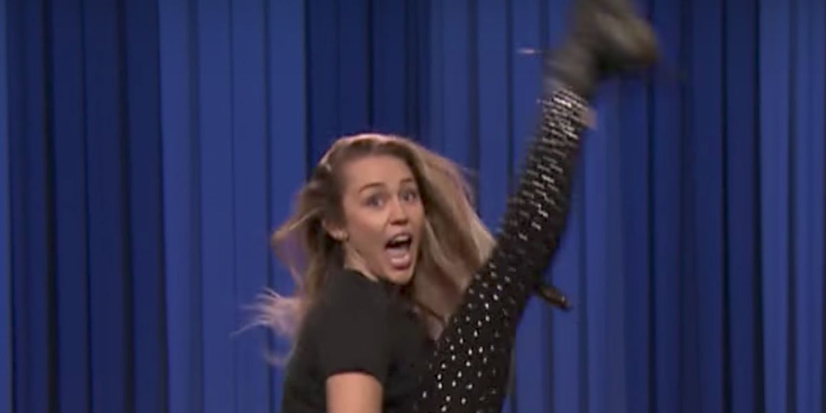 Miley Cyrus Does Lip Sync Battle With Jimmy Fallon Miley Cyrus On The Tonight Show 3313