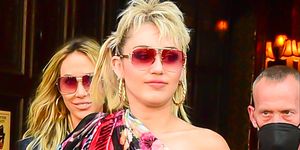 new york, ny   may 06  singeractress miley cyrus is seen walking in soho on may 6, 2021 in new york city  photo by raymond hallgc images
