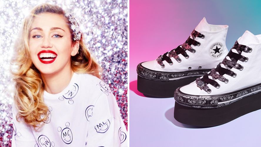 Gennemsigtig udskiftelig dyr Miley Cyrus Launches Platform Converse Collaboration – Where to Buy Converse  x Miley Cyrus Shoes