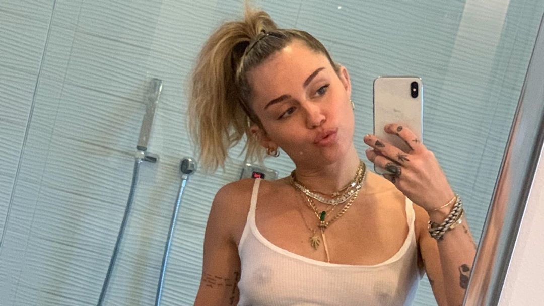 Miley Cyrus Calls Out Her Own Nip Slip In NSFW Picture