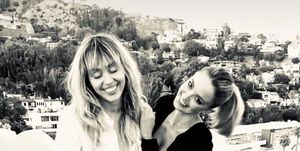Kaitlynn Carter en Miley Cyrus