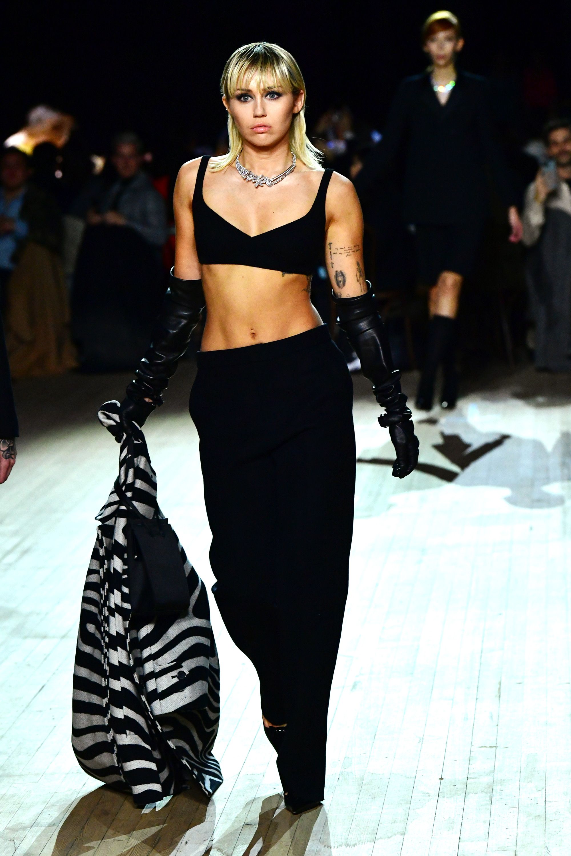 Miley Cyrus (and her abs) bring New York Fashion Week to a close
