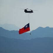 China-Taiwan Conflict: Explained | Taiwan Strait Crisis taiwan flag flyby amid china taiwan tensions