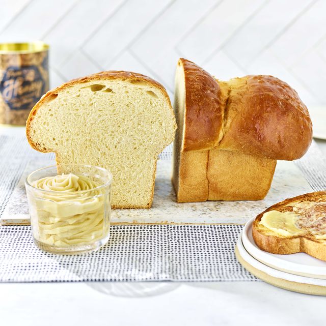 milk and honey loaf with whipped butter