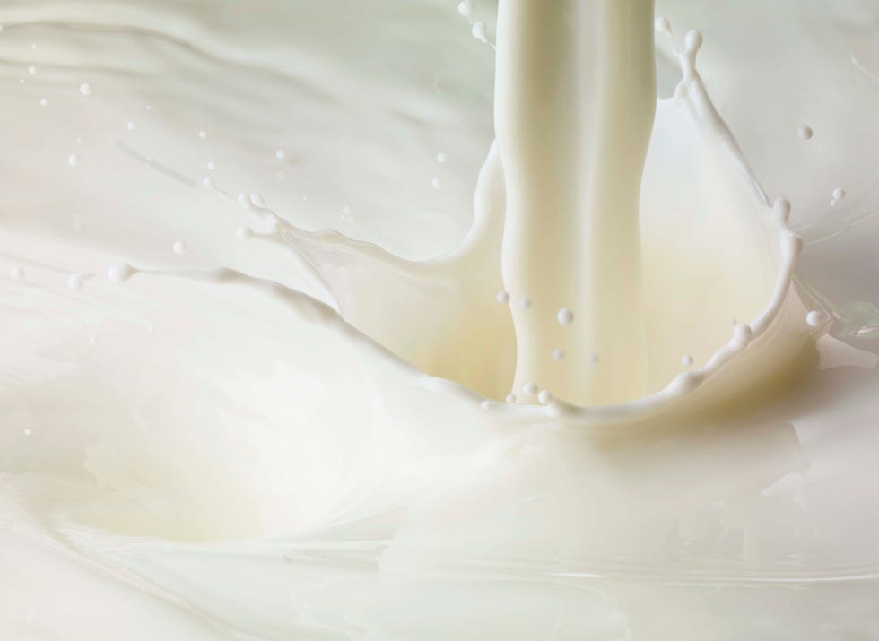 milk pour and splash