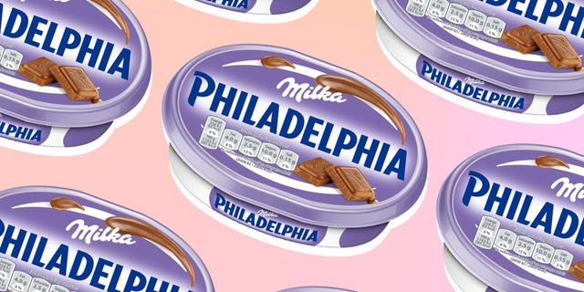 Asda has launched tubs of Milka Philadelphia spread