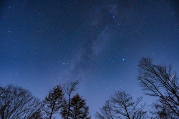 milky way in late autumn