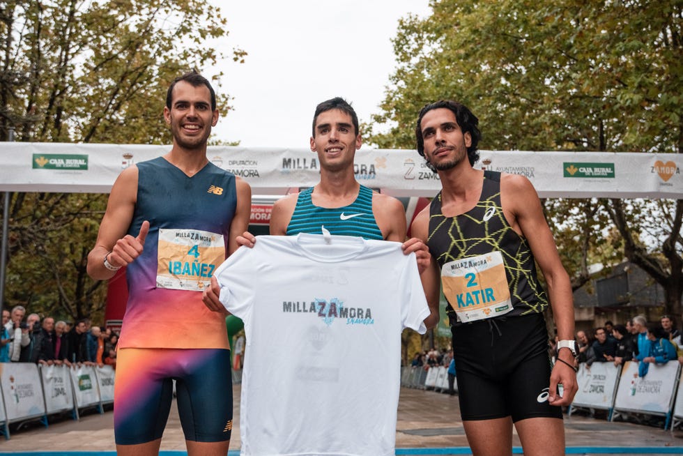 dani arce, jesus gomez y mohamed katir