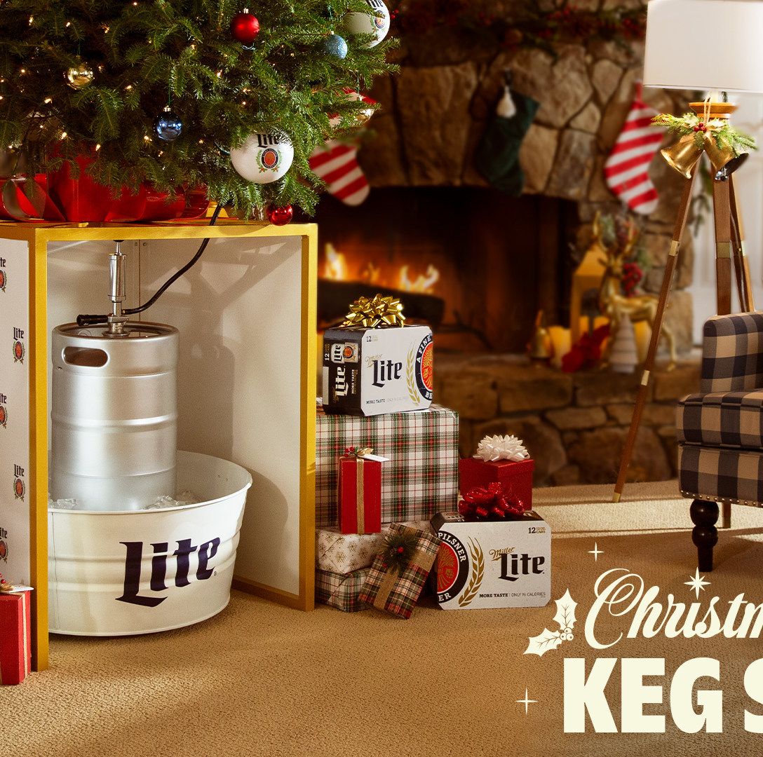 Miller Lite has a Christmas tree keg stand for sale (because of course it  does) - The Manual