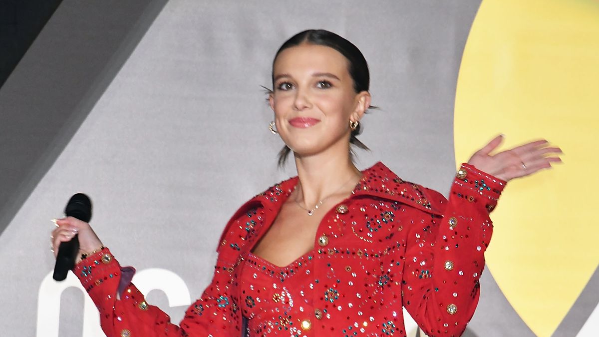 Millie Bobby Brown Pulls Off the Bridal Crop Top at Her Engagement