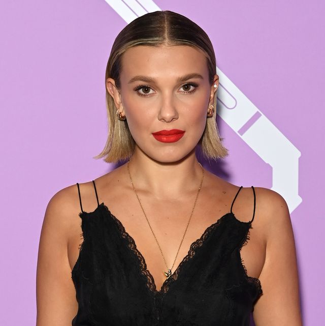 Millie Bobby Brown Brought Back Y2K Hair Gems With Her Holiday Glam