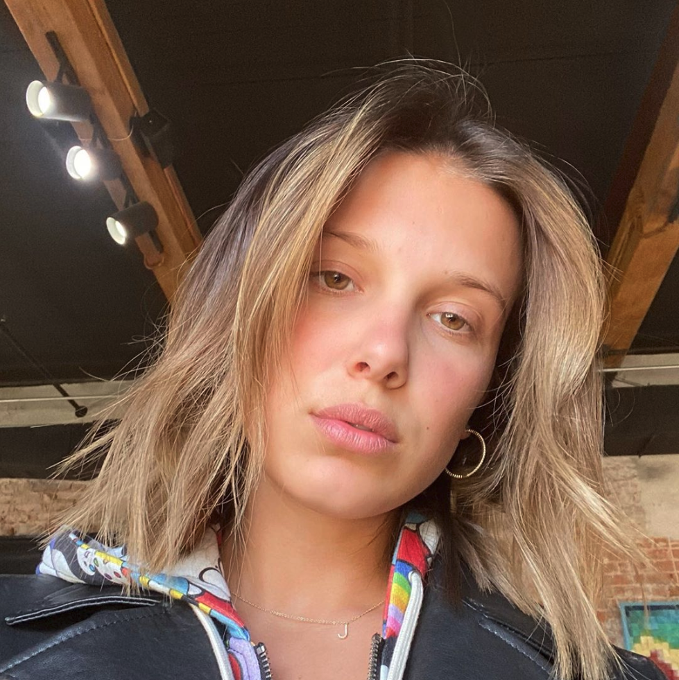 Millie Bobby Brown Just Chopped Her Waist-Length Hair Into a Sharp Bob—See  Pics