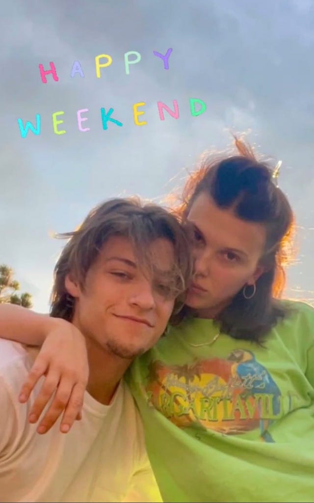 millie brown   jake bongiovi