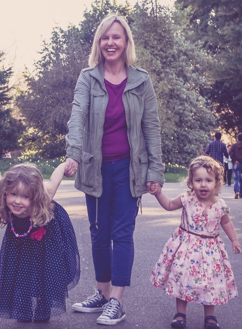 People, Face, Photograph, Child, Purple, Pink, Standing, Violet, Snapshot, Fun, 