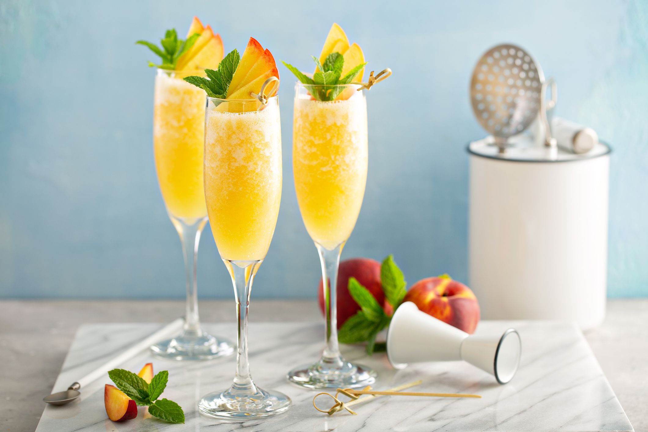 Holiday Mimosas to Make in An Ice Cube Tray