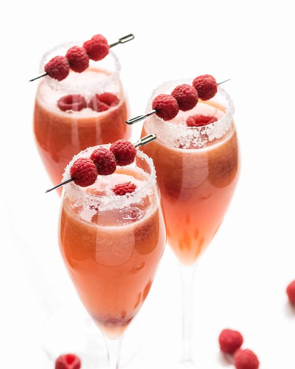 mimosa recipes raspberry mimosa