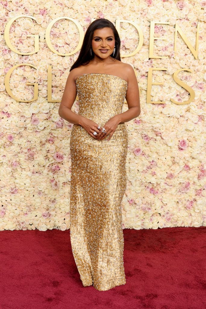 mindy kaling golden globes 2025