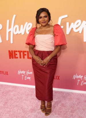 mindy kaling los angeles premiere of netflixs never have i ever season 3