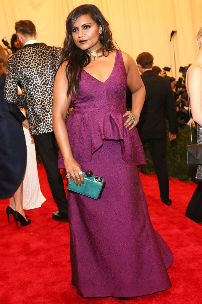 Mindy kaling met top gala dress