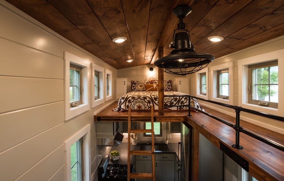 Mini casa portátil de estilo rústico