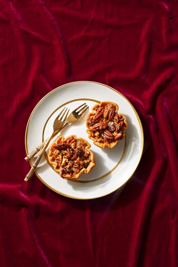 mini chocolate pecan pies