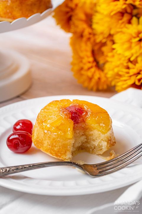pineapple upside down cakes mini dessert recipe