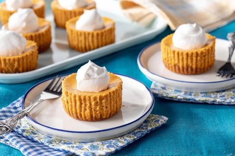pumpkin cheesecakes mini dessert recipe