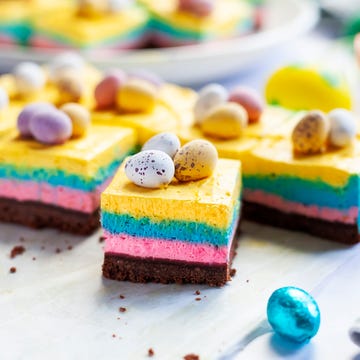 best easter recipes mini egg cheesecake squares