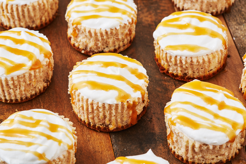preview for These Mini Eggnog Cheesecakes Have the Most Brilliant Crust Hack