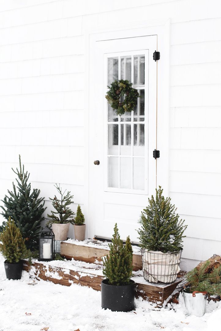 simple outdoor christmas decorations