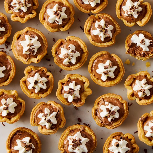 mini french silk pies