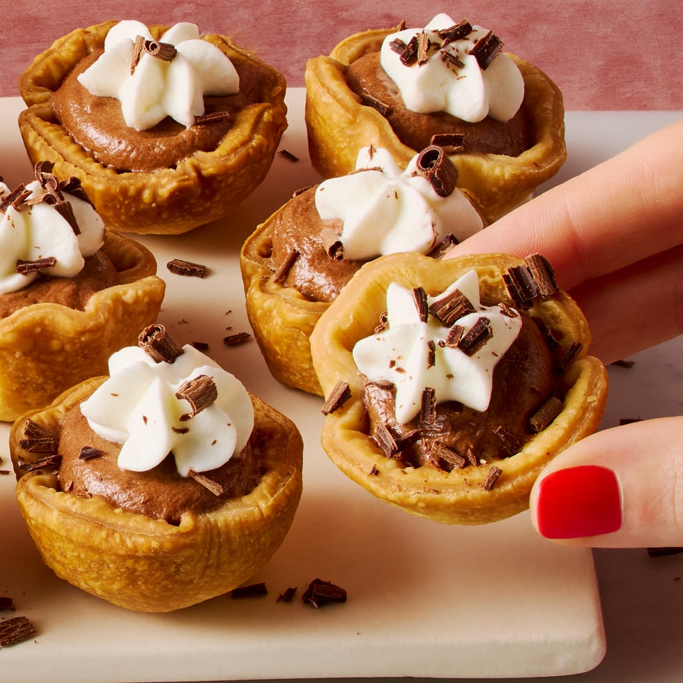 mini french silk pies