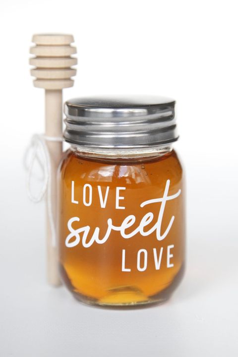 mini honey jars diy wedding favors