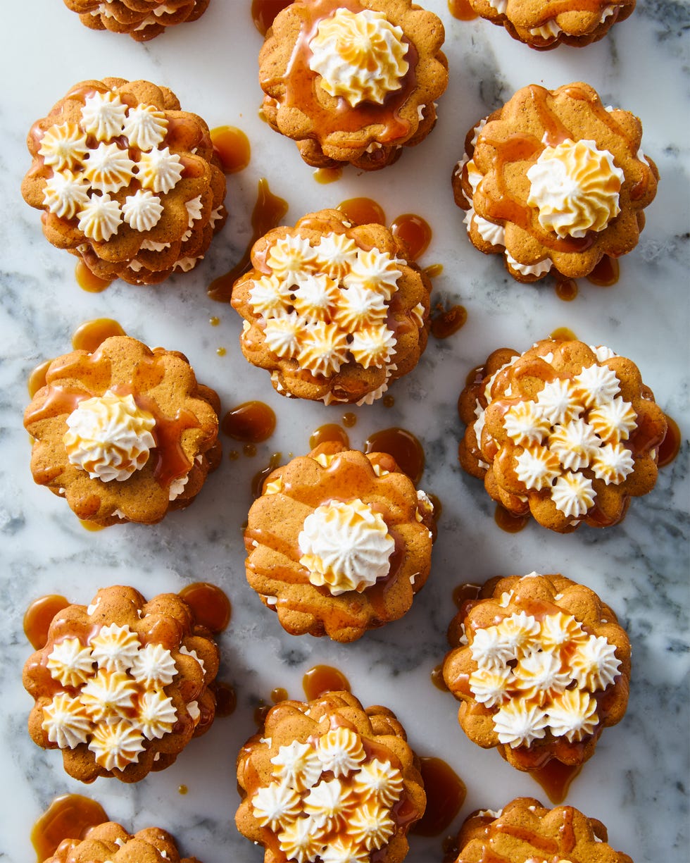 mini no bake gingerbread icebox cakes