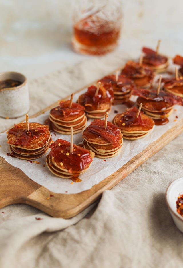 Hot dog pancakes