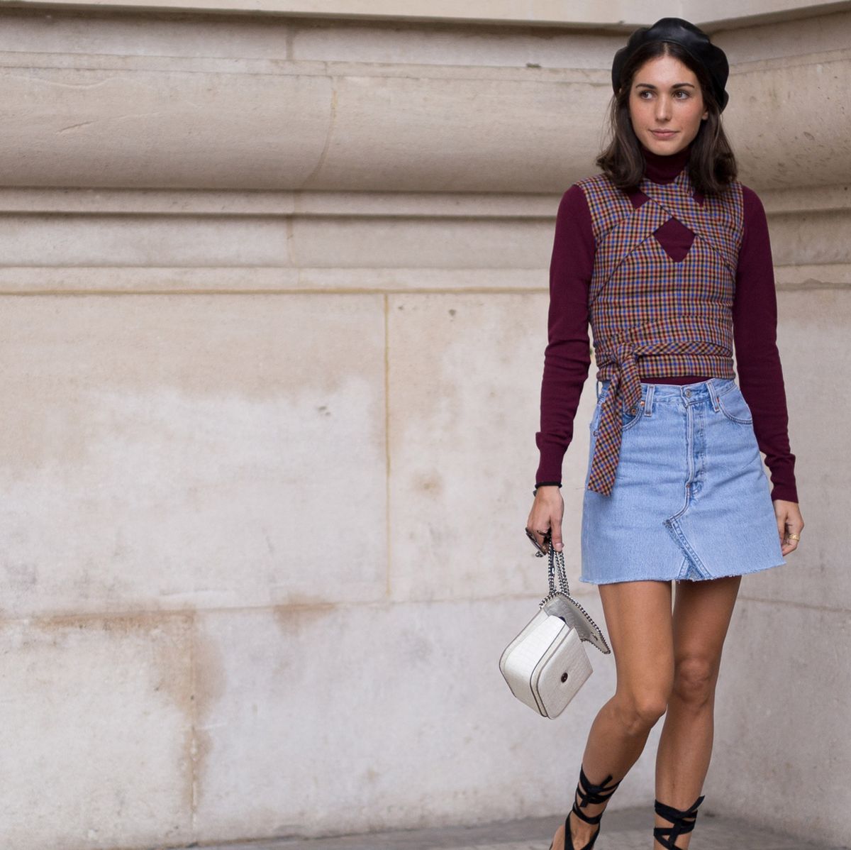 How To Wear A Mini Skirt Like The Street-Style Set