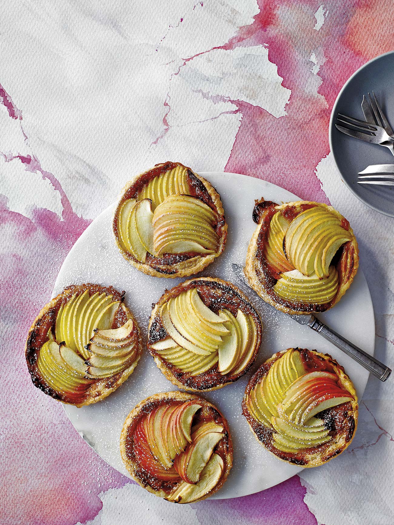 mini tartas de manzana