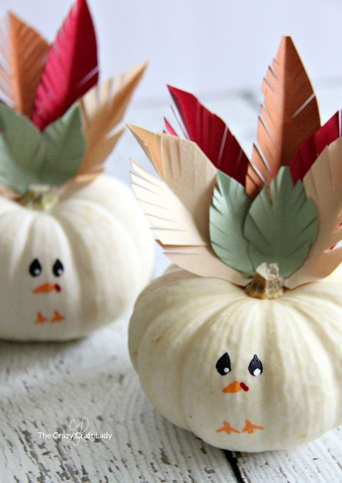 mini turkey pumpkins thanksgiving crafts for kids