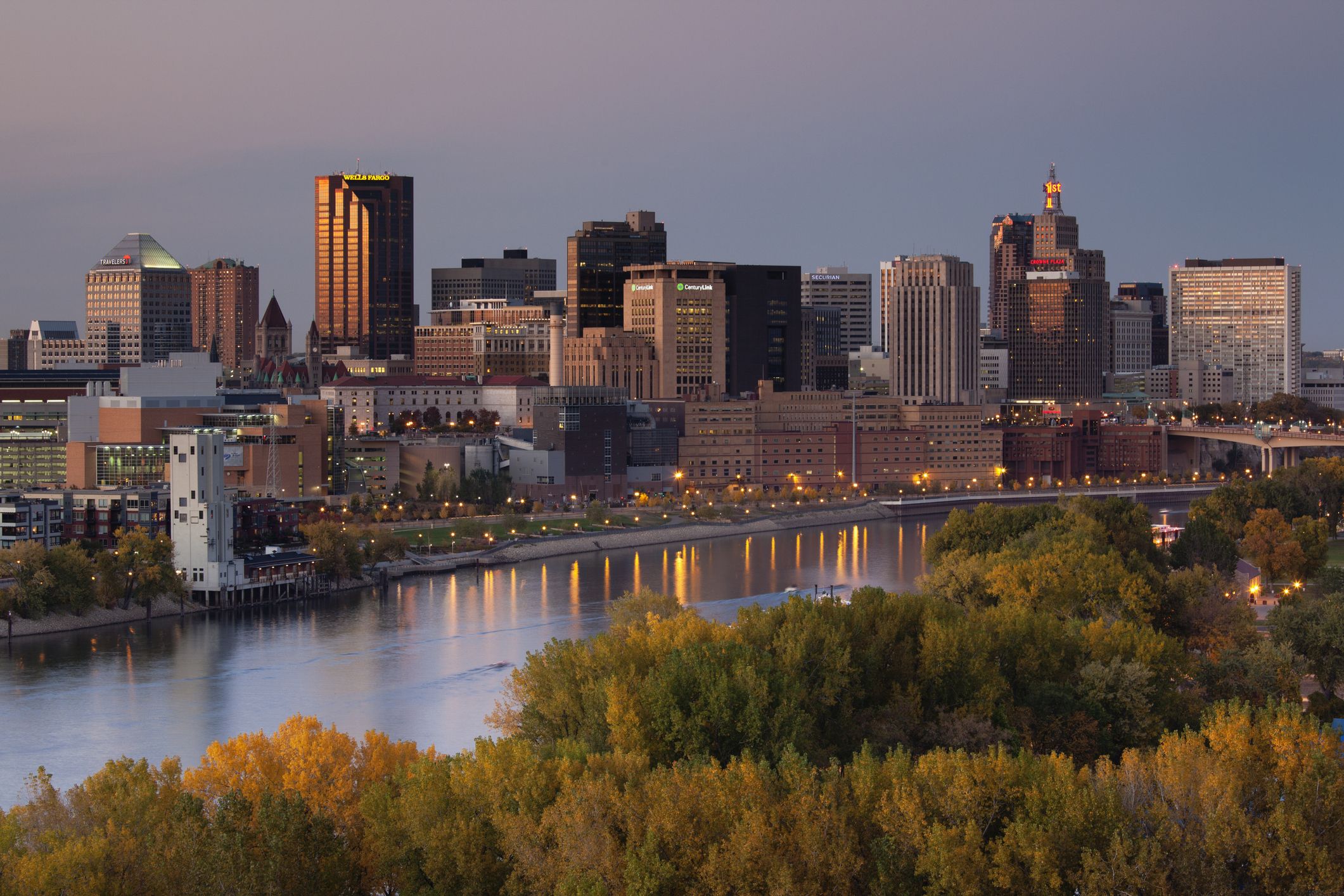minneapolis, st. paul, minnesota, city view