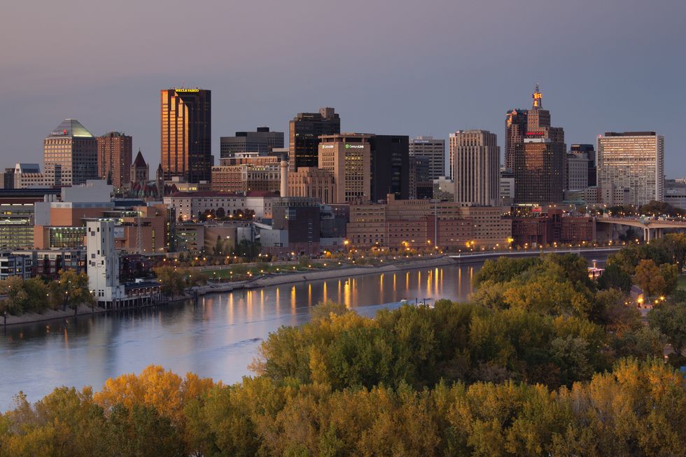 minneapolis, st. paul, minnesota, city view