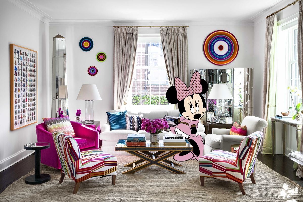 minnie mouse dream house living room